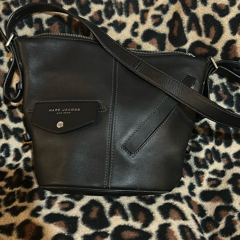 Marc Jacob’s black and silver crossbody